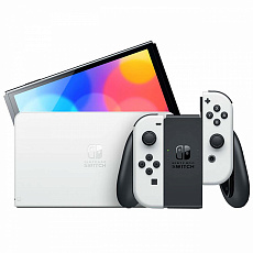 Игровая приставка Nintendo Switch OLED (Белая)